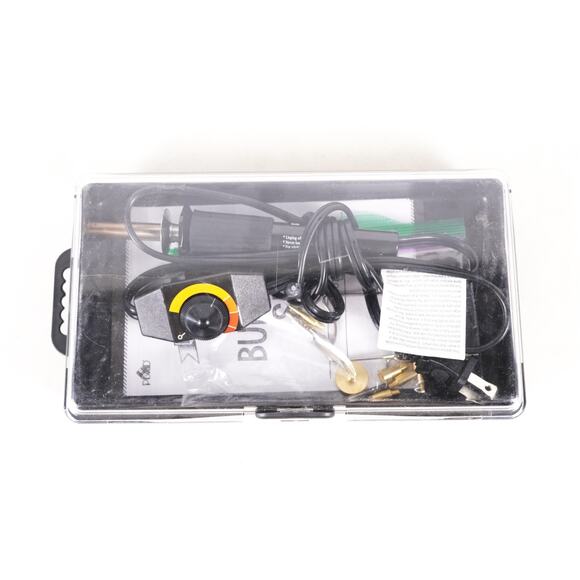 Plaid Decorative Wood Burning Set Hot Tool Tips DIY Kit w/ Case - Picture 7 of 10